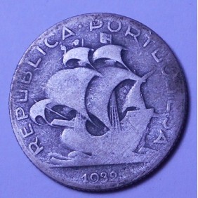 PORTUGAL 2 1/2 Escudos 1932 AG