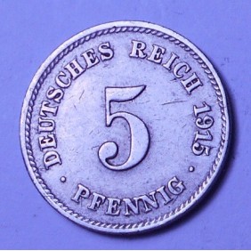 GERMANY EMPIRE 5 Pfennig...