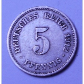 GERMANY EMPIRE 5 Pfennig...