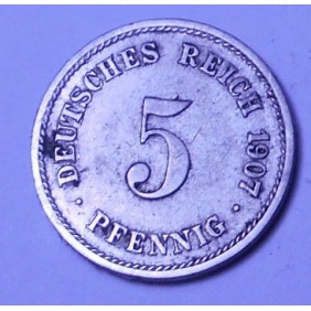 GERMANY EMPIRE 5 Pfennig...