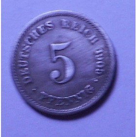 GERMANY EMPIRE 5 Pfennig...