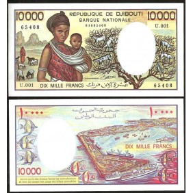 DJIBOUTI 10.000 Francs 1984