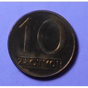 POLAND 10 Zlotych 1989