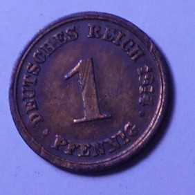 GERMANY EMPIRE 1 Pfennig...