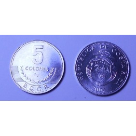 COSTA RICA 5 Colones 2005