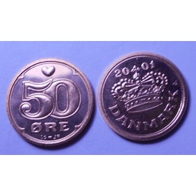 DENMARK 50 Ore 2001