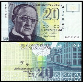 FINLAND 20 Markkaa 1993