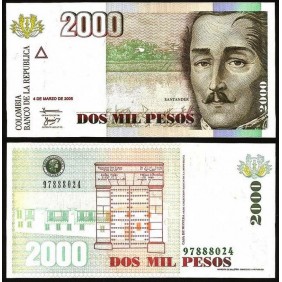 COLOMBIA 2000 Pesos 2005