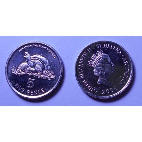 SAINT HELENA 5 Pence 2006...