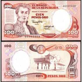 COLOMBIA 100 Pesos Oro 1985