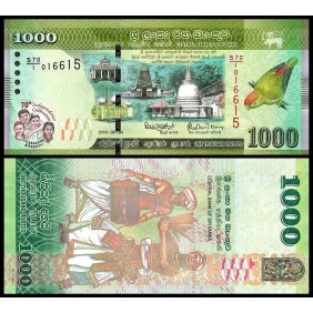 SRI LANKA 1000 Rupees 2018...