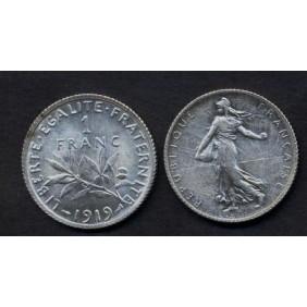FRANCE 1 Franc 1919 AG