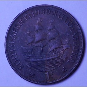 SOUTH AFRICA 1 Penny 1939