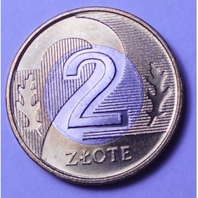 POLAND 2 Zlote 1994 Bimetallic