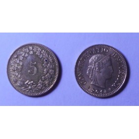 SWITZERLAND 5 Rappen 2014