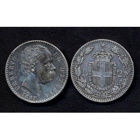 2 Lire 1887 AG