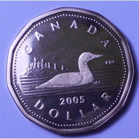 CANADA 1 Dollar 2005 PROOF