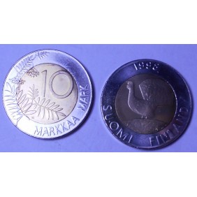 FINLAND 10 Markkaa 1998...