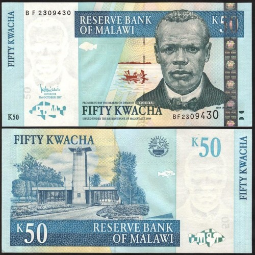 MALAWI 50 Kwacha 2007