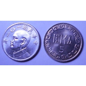 TAIWAN 5 Yuan 2012