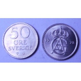 SWEDEN 50 Ore 1973