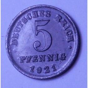 GERMANY EMPIRE 5 Pfennig...