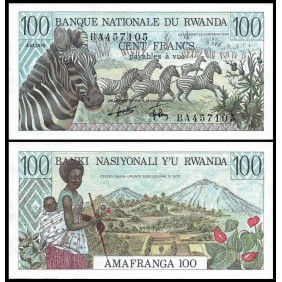RWANDA 100 Francs 1978