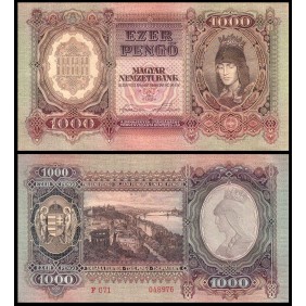 HUNGARY 1000 Pengo 1943
