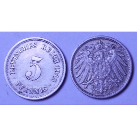 GERMANY EMPIRE 5 Pfennig...
