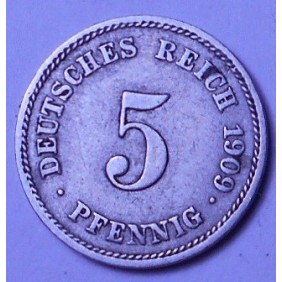 GERMANY EMPIRE 5 Pfennig...