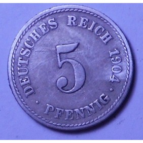 GERMANY EMPIRE 5 Pfennig...