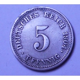 GERMANY EMPIRE 5 Pfennig...