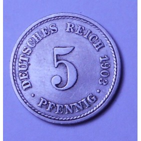 GERMANY EMPIRE 5 Pfennig...