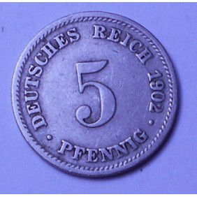GERMANY EMPIRE 5 Pfennig...