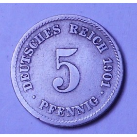 GERMANY EMPIRE 5 Pfennig...