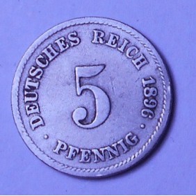 GERMANY EMPIRE 5 Pfennig...