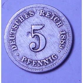 GERMANY EMPIRE 5 Pfennig...