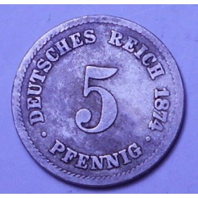GERMANY EMPIRE 5 Pfennig...