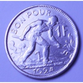 LUXEMBOURG 1 Franc 1924
