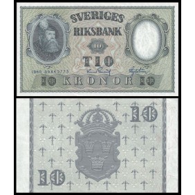 SWEDEN 10 Kronor 1960