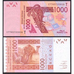 TOGO (W.A.S.) 1000 Francs 2017