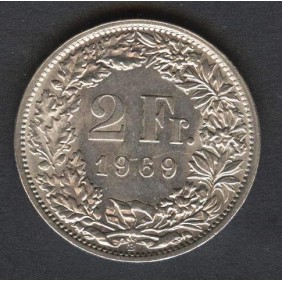 SWITZERLAND 2 Francs 1969