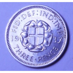 GREAT BRITAIN 3 Pence 1937...