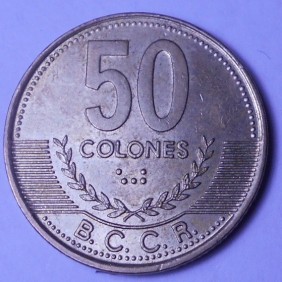 COSTA RICA 50 Colones 2002