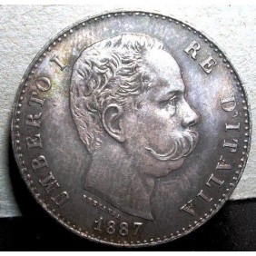 1 Lira 1887 AG