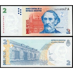ARGENTINA 2 Pesos...