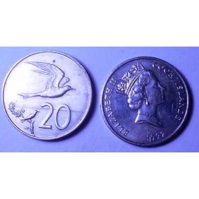 COOK ISLANDS 20 Cents 1992