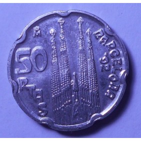 SPAIN 50 Pesetas 1992...