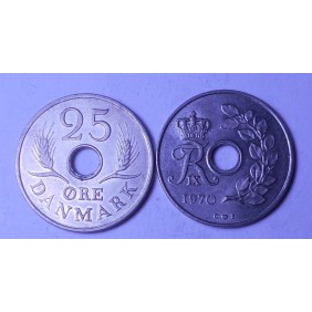 DENMARK 25 Ore 1970