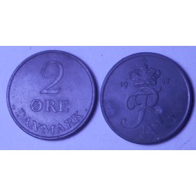 DENMARK 2 Ore 1957